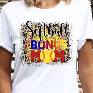 Softball bonus Mom T shirt